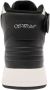 Off White Zwarte Mid Top Sneakers Stijlvol Geperforeerd Black Heren - Thumbnail 9