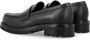 Off White Zwarte militaire loafers met handtekeningzool Black Heren - Thumbnail 4