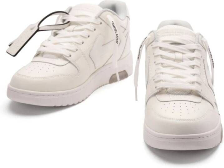 Off White Zwarte Sneakers voor Mannen Aw25