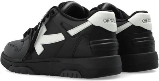 Off White Zwarte Vetersneaker met Pijlmarkering