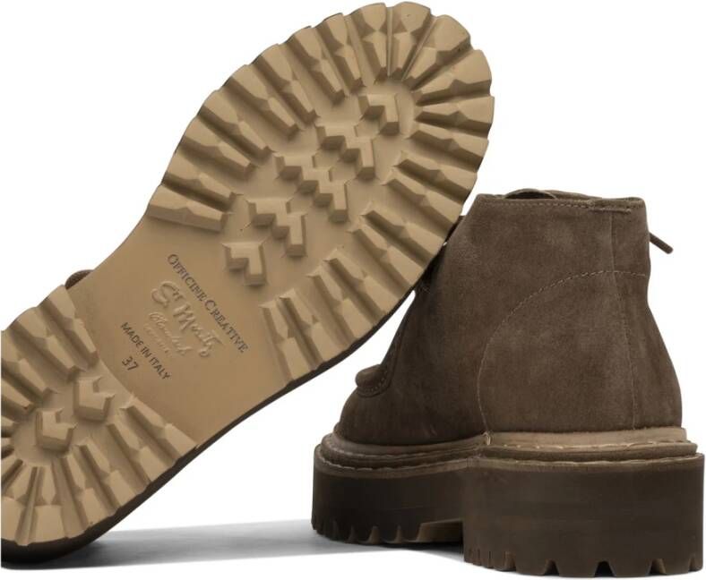 Officine Creative Beige Loafer Schoenen voor Vrouwen