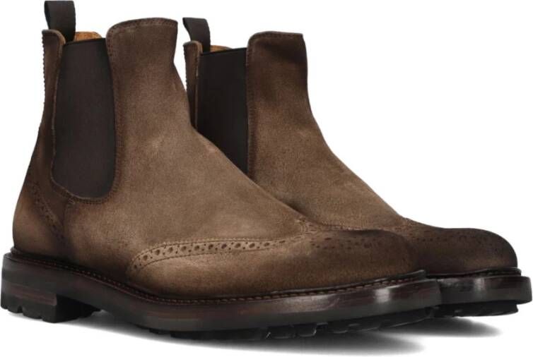 Officine Creative Bruine Chelsea Boots Bristol Stijl