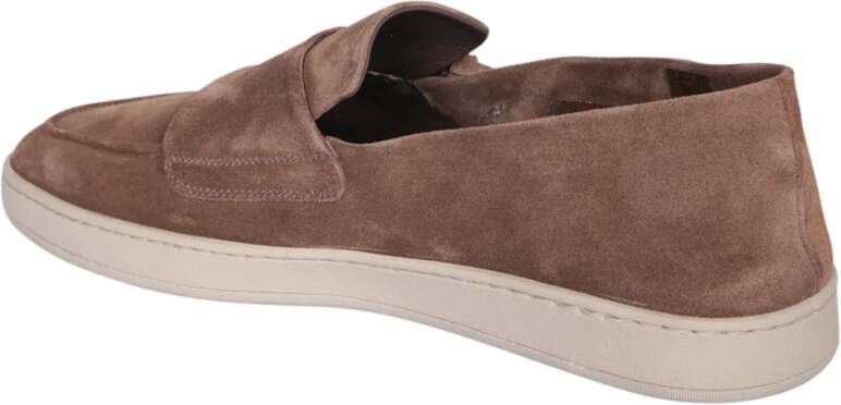 Officine Creative Bruine Leren Loafer Schoenen Brown Heren