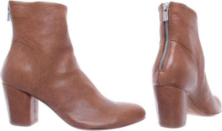 Officine Creative Dames schoenen enkel laarzen Julie Beige Dames