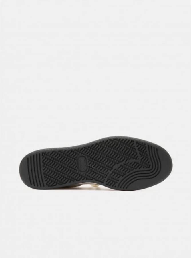 Officine Creative Gouden leren sneaker met 35mm hak
