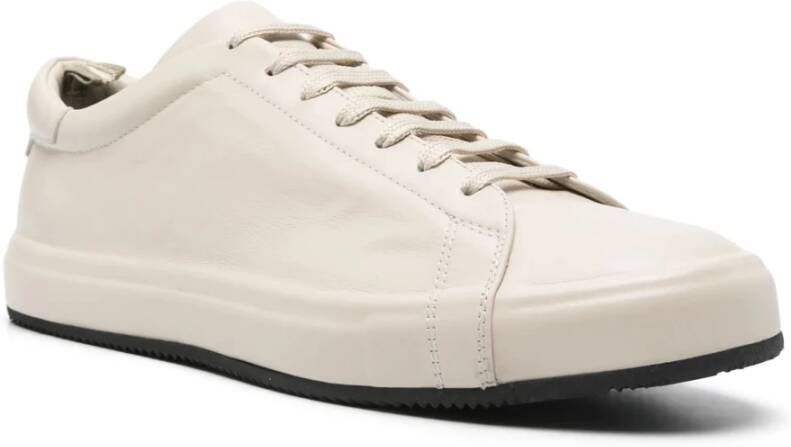 Officine Creative Leren Sneakers Essence Stijl White Heren