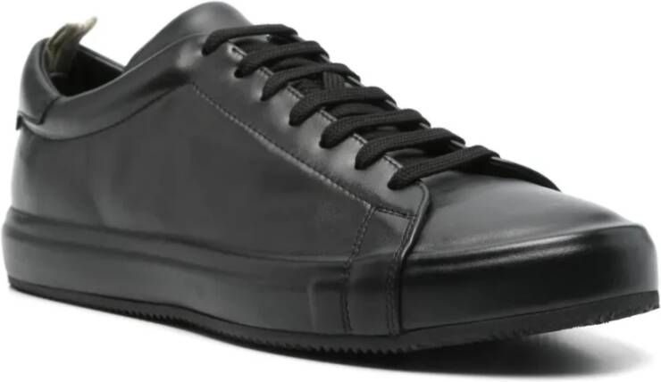 Officine Creative Leren sneakers met rubberen zool