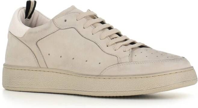 Officine Creative Lichtgrijze Sneaker in Nubuck Gray Heren