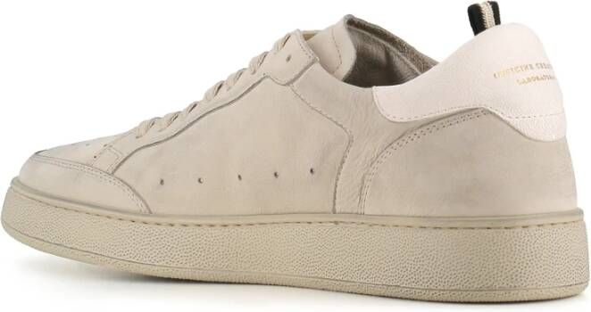 Officine Creative Lichtgrijze Sneaker in Nubuck Gray Heren