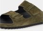 Officine Creative Militair Groene Suède Slide Sandalen - Thumbnail 2
