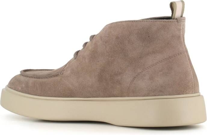 Officine Creative Quarzo Suede Chukka Laarzen Beige Heren
