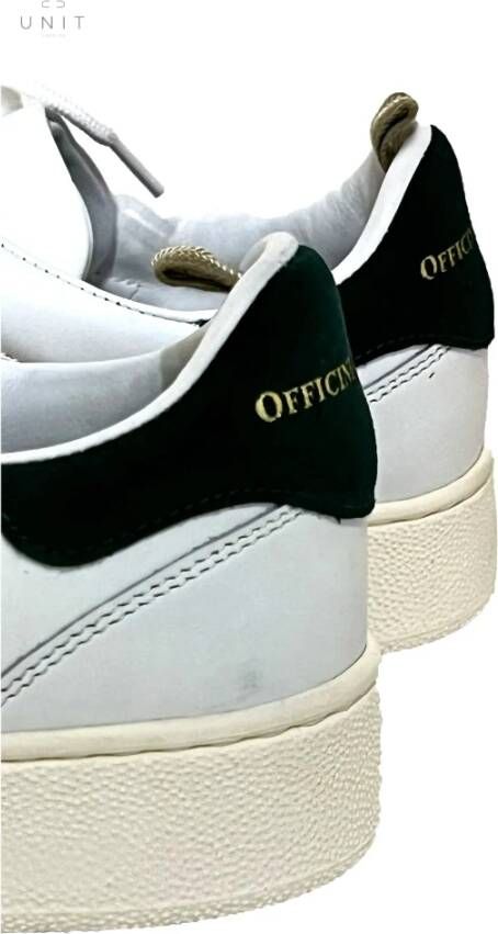 Officine Creative Lichtgewicht wit-groene sneaker Wit Heren