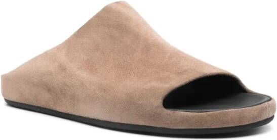 Officine Creative Suède sandalen met rubberen zool