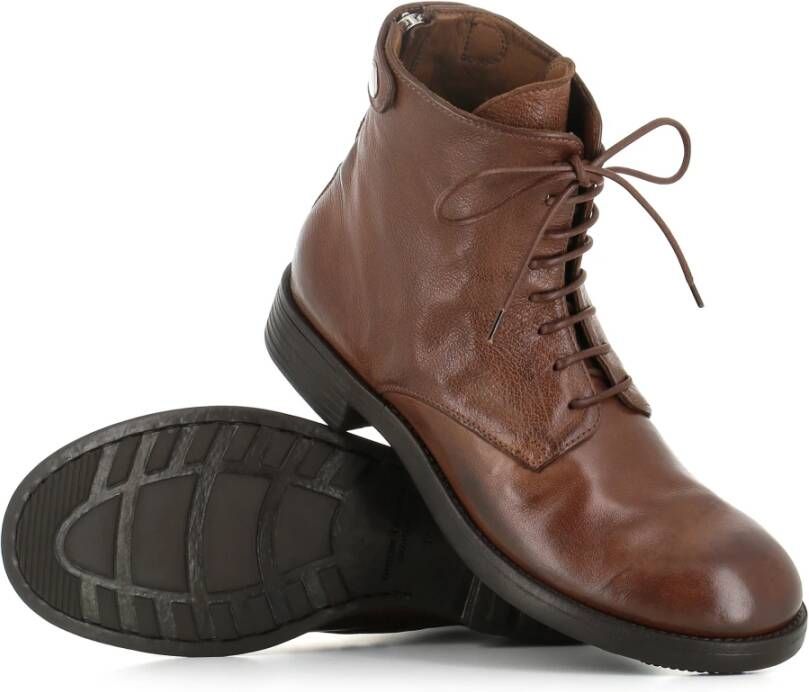 Officine Creative Vintage Leren Anfibio Laars Brown Dames