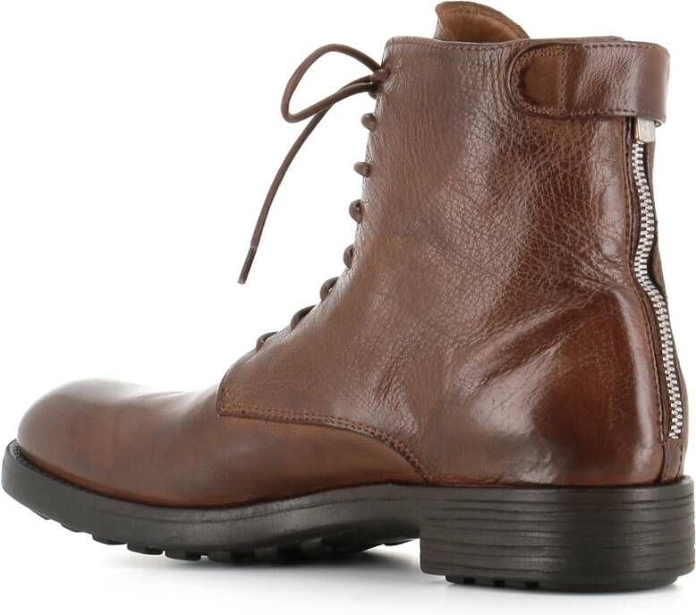 Officine Creative Vintage Leren Anfibio Laars Brown Dames
