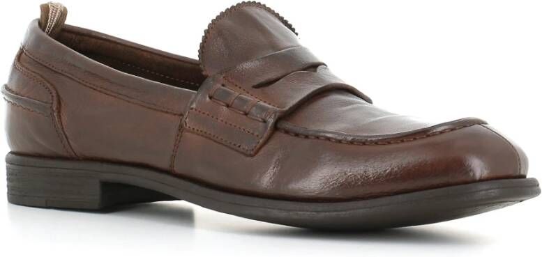 Officine Creative Vintage Leren Sandalen Brown Heren