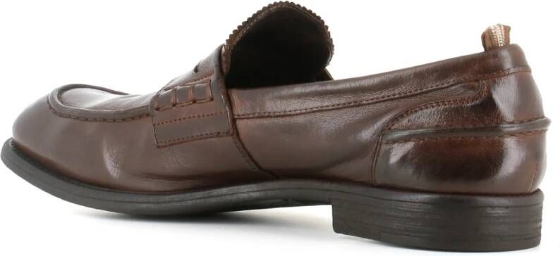Officine Creative Vintage Leren Sandalen Brown Heren