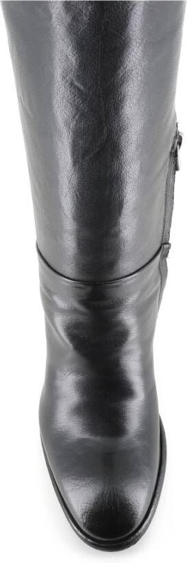 Officine Creative Zwarte leren damesschoenen