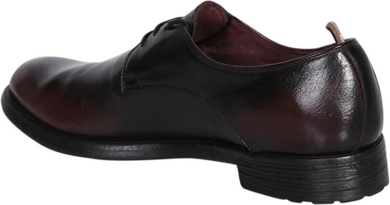 Officine Creative Zwarte Veterschoenen Stijlvolle Keuze