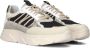 Omoda Beige Chunky Sole Low-Top Sneakers - Thumbnail 3