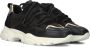 Omoda Alicia 402-k Sneakers Dames Leren Sneaker Zwart - Thumbnail 3