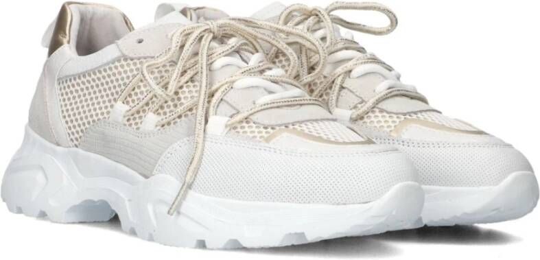 Omoda Witte Leren Sneakers Alicia 402-B