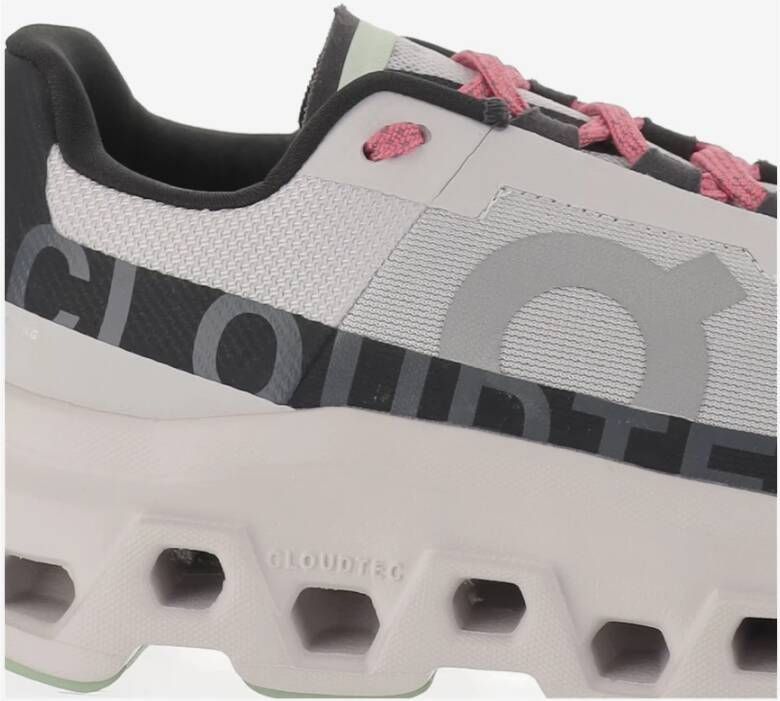 ON Running Ademende CloudMonster Sneakers met Speedboard Tussenzool White Heren