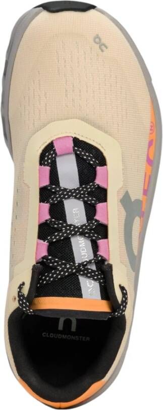 On Running Beige Cloudmonster Sneakers