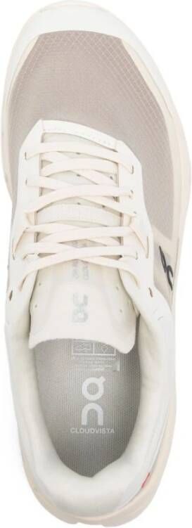 On Running Beige Sneakers met Logo Print