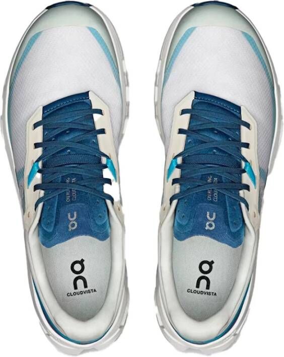 On Running Blauwe veterschoenen met lage top