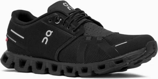 ON Running Cloud 5 Sneakers met Quick-Lacing System Black Heren
