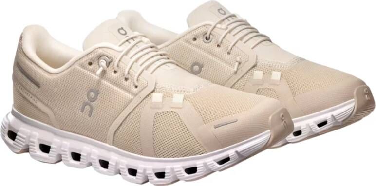 On Running Cloud 6 Damessneakers Parel Wit