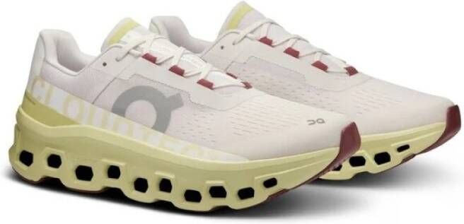 ON Running Cloudmonster Hardloopschoenen voor Dames White Heren