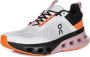 On Running Cloudnova X Grijs Oranje Damesschoenen - Thumbnail 2