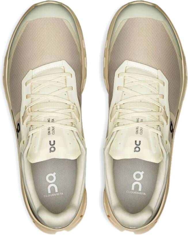 On Running Cream Desert Cloudvista 2 Schoenen