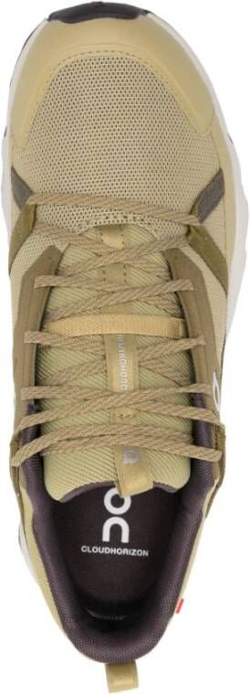 On Running Groene stijlvolle sneakers met reflecterende details
