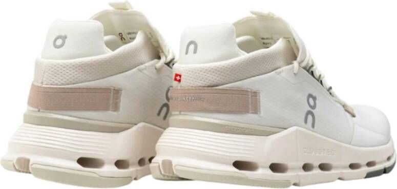 On Running Mesh Sneakers met verhoogde zool