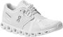 ON Running Cloud 5 Dames Hardloopschoenen Running schoenen Sneakers All-White - Thumbnail 5