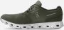 ON Running Cloud 5 Heren Hardloopschoenen Running schoenen Sneakers Olive-Groen - Thumbnail 7