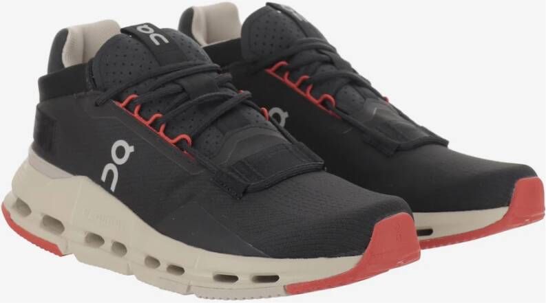 ON Running Ultra-lichtgewicht Ademende Sneakers met Logodetails Black Heren