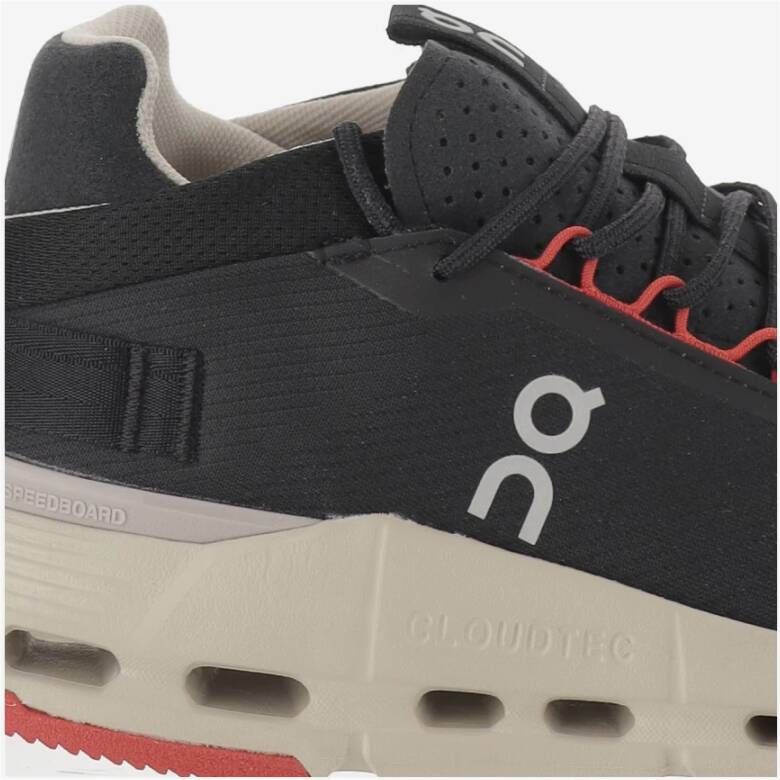 ON Running Ultra-lichtgewicht Ademende Sneakers met Logodetails Black Heren