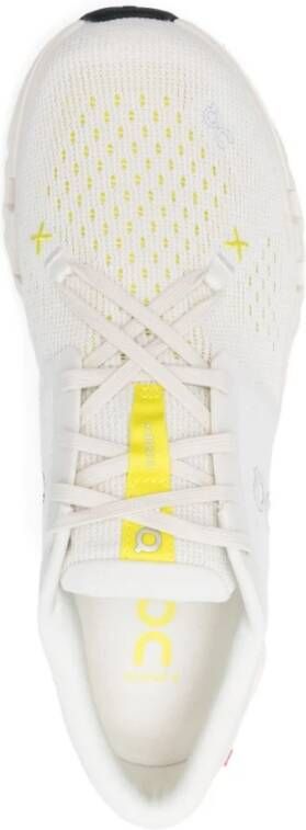 On Running Witte Veterschoenen Rubberen Zool
