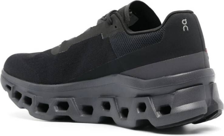 ON Running Zwarte platte schoenen met uitgesproken boog Black Dames