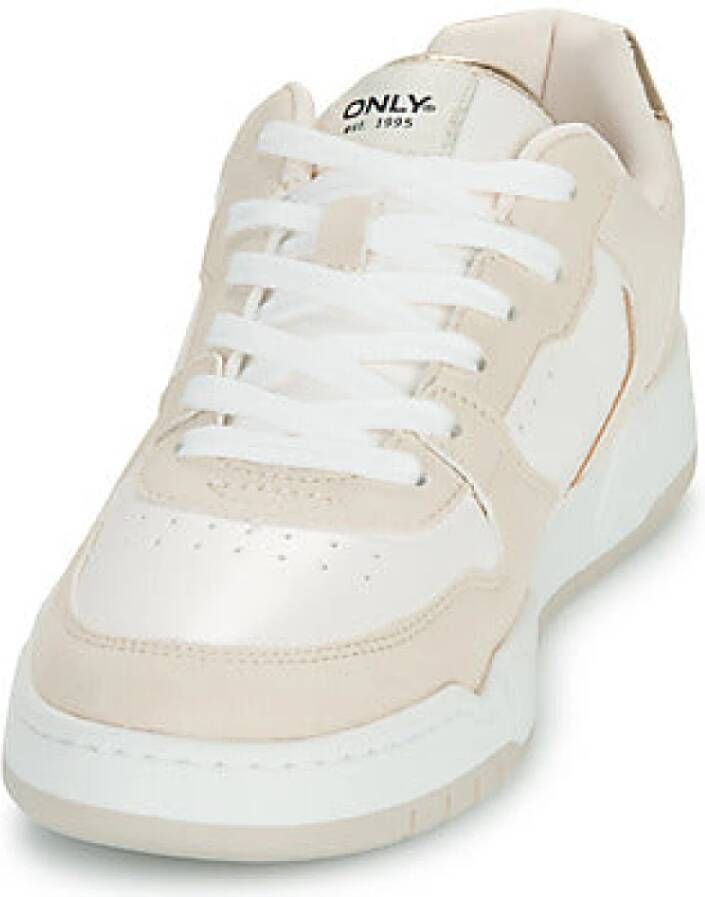 Only Beige Lage Top Swift Sneakers Vrouwen Beige Dames