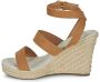 Only Bruine Sleehak Sandaal voor Vrouwen Brown Dames - Thumbnail 6