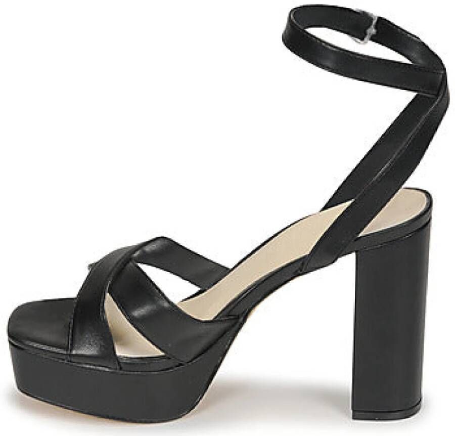 Only Hoge sandaal in zwart Black Dames