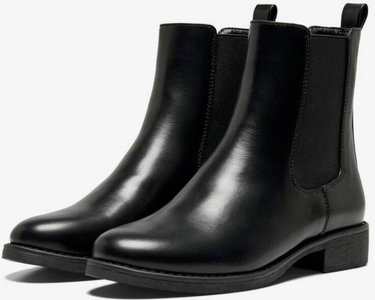 Only Leren Dameslaars Bibi Black Dames