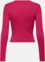 Only V-Neck Peek-A-Boo Knitwear - Thumbnail 2