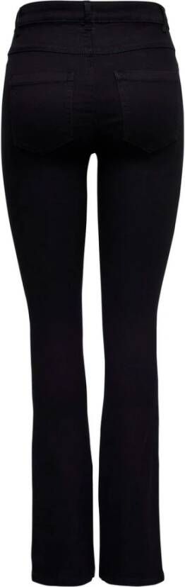 Only Zwarte Bootcut Jeans voor Vrouwen