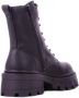 Only Zwarte Leren Rits Enkellaarzen Black Dames - Thumbnail 6
